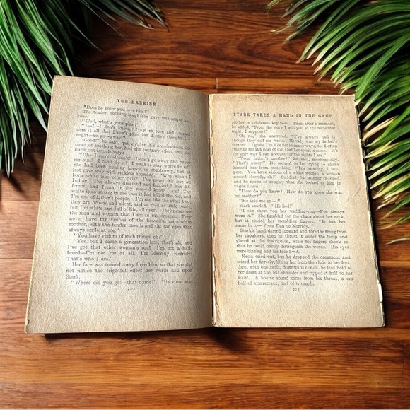 VINTAGE 1908 The Barrier by Rex Beach - Illustrated - A.L. Burt Company - Picture 9 of 12